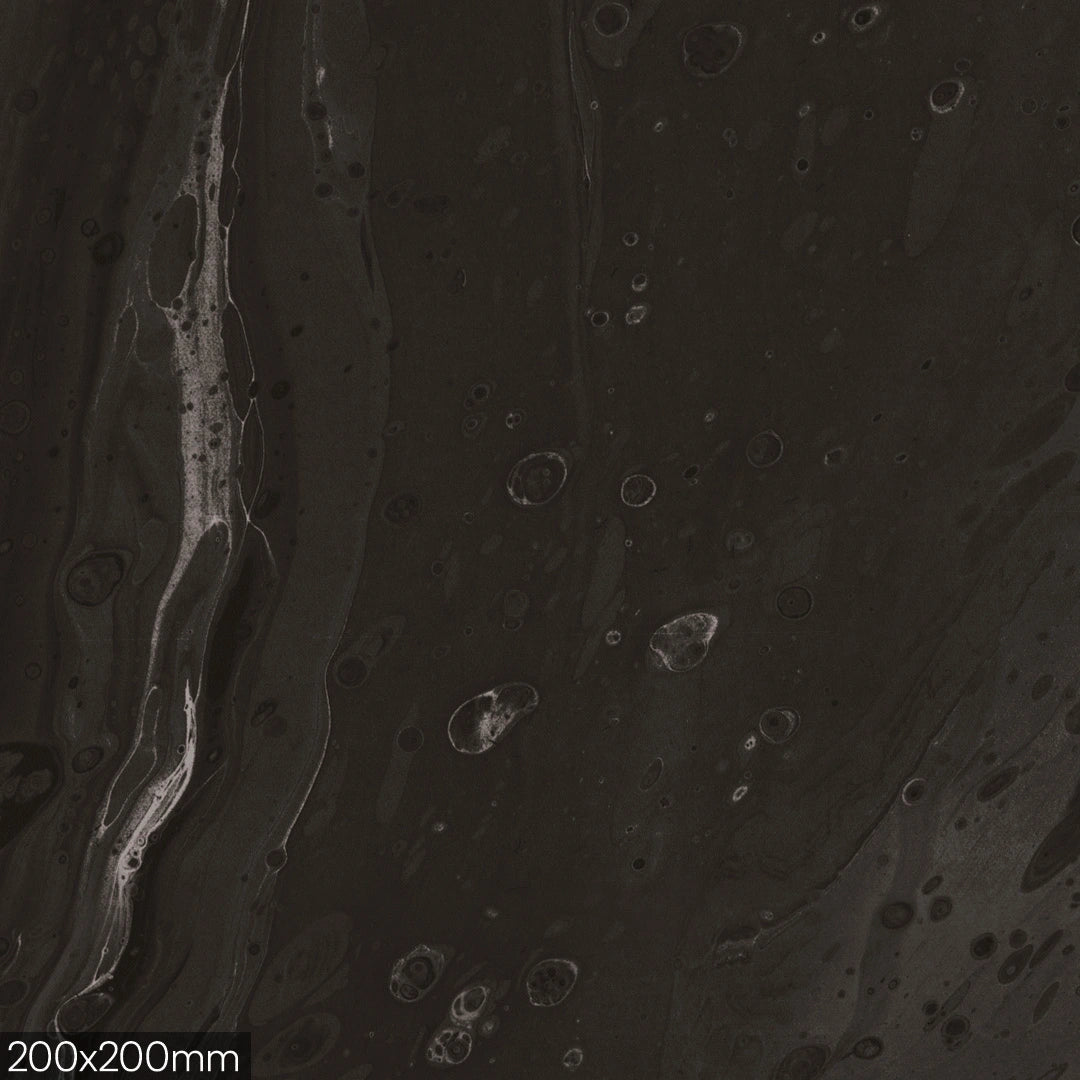Formica Black Painted Marble