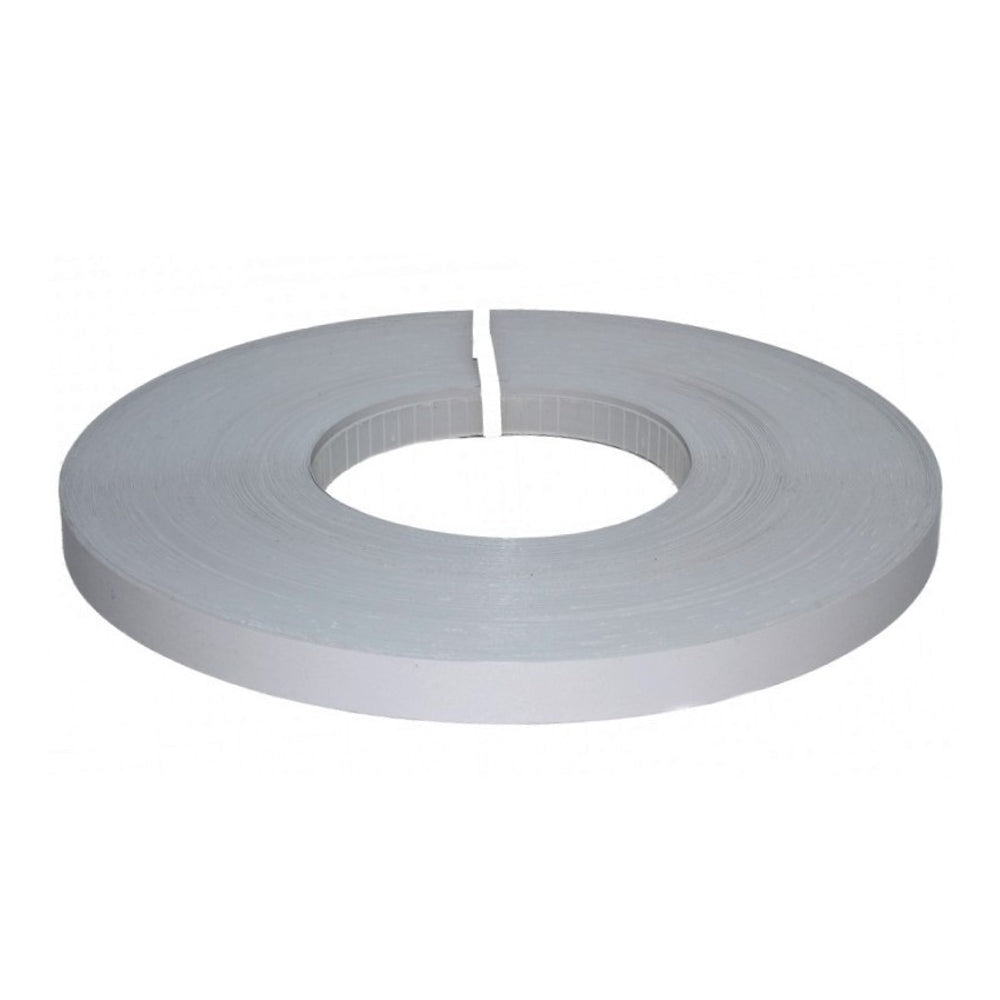 Formica 9243-58 Zen Grey PVC edge band, color-matched, 0.4mm-1mm thick, 7/8"-1 5/8" wide, in rolls of 492-600ft