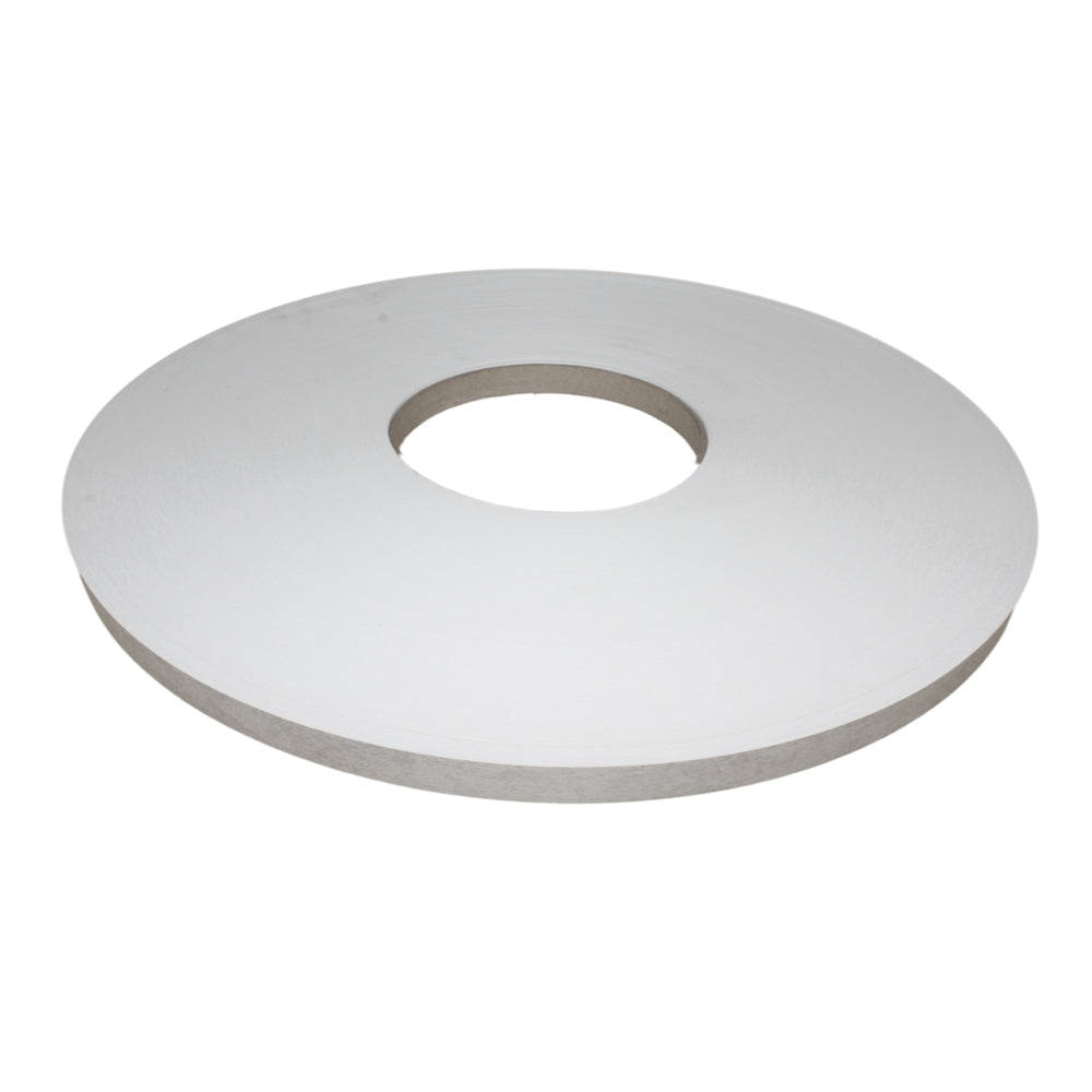 Edge banding roll in Fog color, designed to match Guararapes laminate, varying from 0.4mm to 1mm in thickness, and 492ft to 600ft in length, with a width of 7/8" to 1-5/8