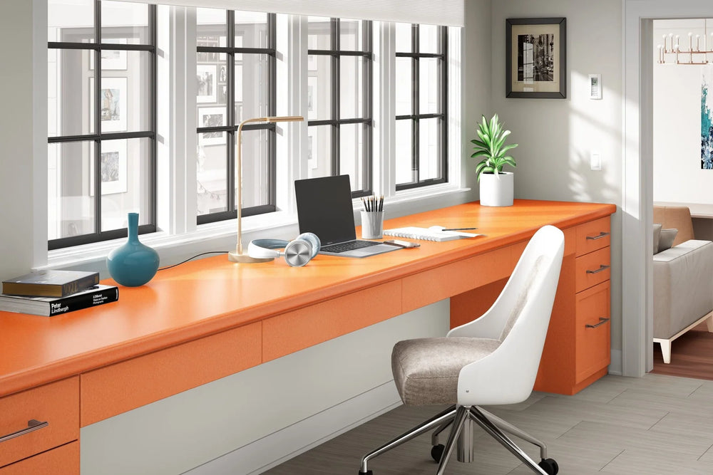 Formica Orange Felt 4973 - Laminate Sheets