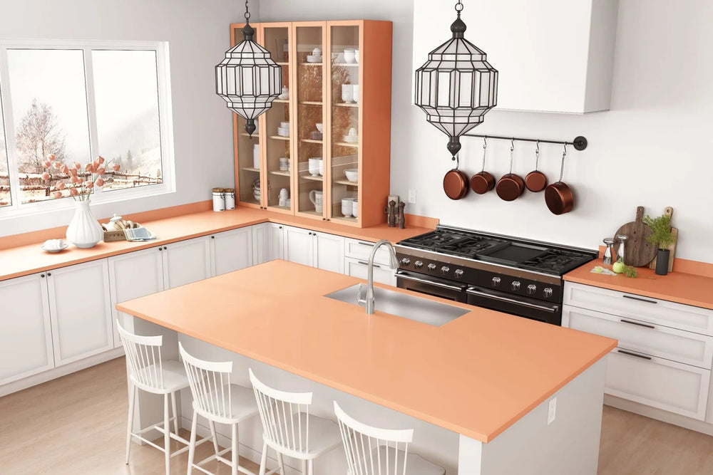Formica Solar Orange 8235 - Laminate Sheets