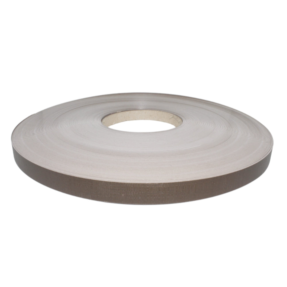 PVC edge banding color Cobre, compatible with Guararapes laminate, 0.4mm-1mm thickness, 492ft-600ft length, width ranging from 7/8" to 1-5/8"