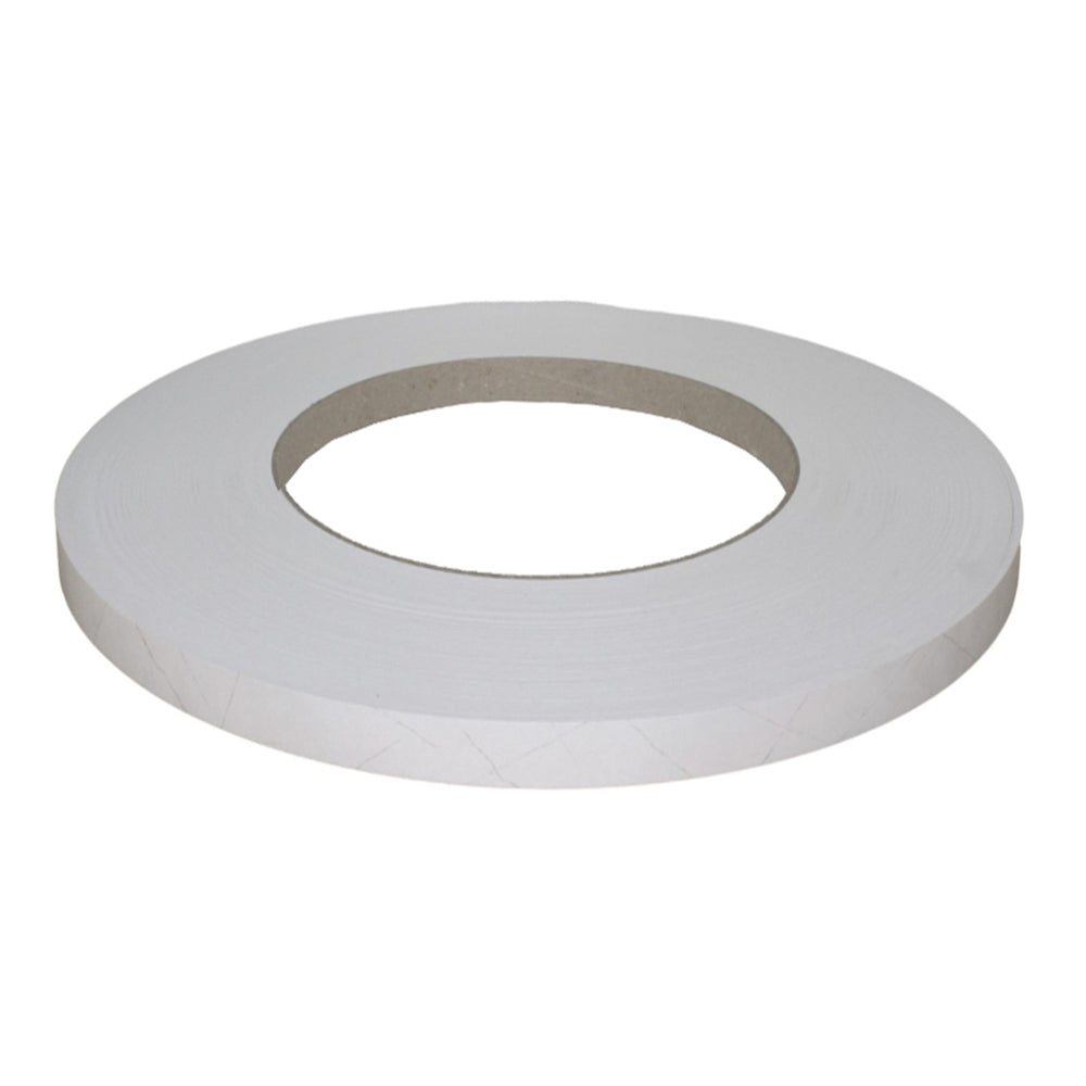 PVC edge band in white Quartzo color, tailored for Guararapes laminate, with a thickness of 0.4mm to 1mm, length ranging from 492ft to 600ft, and a width of 7/8" to 1-5/8"