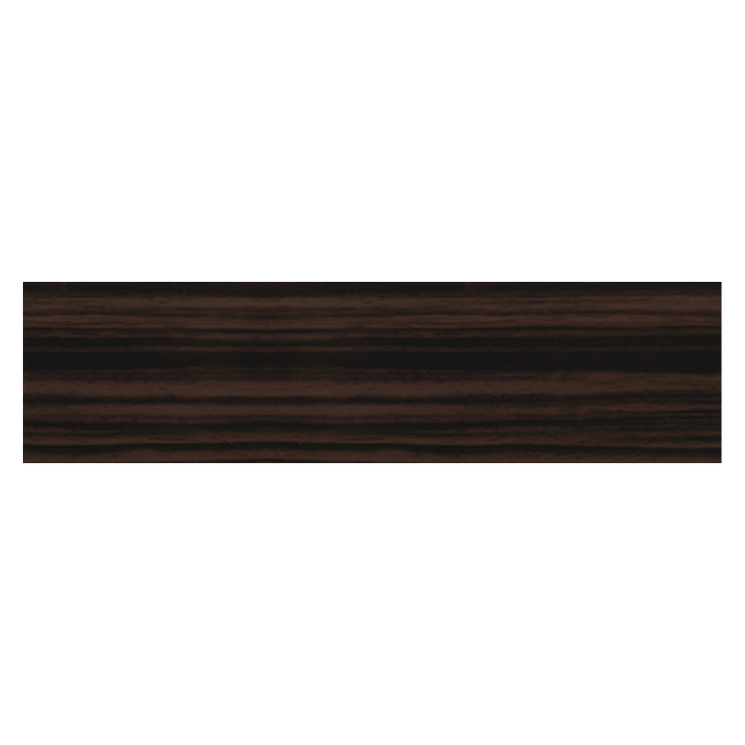 Ultrapan-Ebony Ultra-Gloss, 1 mm thick, ¾ wide 100 feet Long, ABS, 3D edgebanding, roll-Comes standard with a Non-Glued back